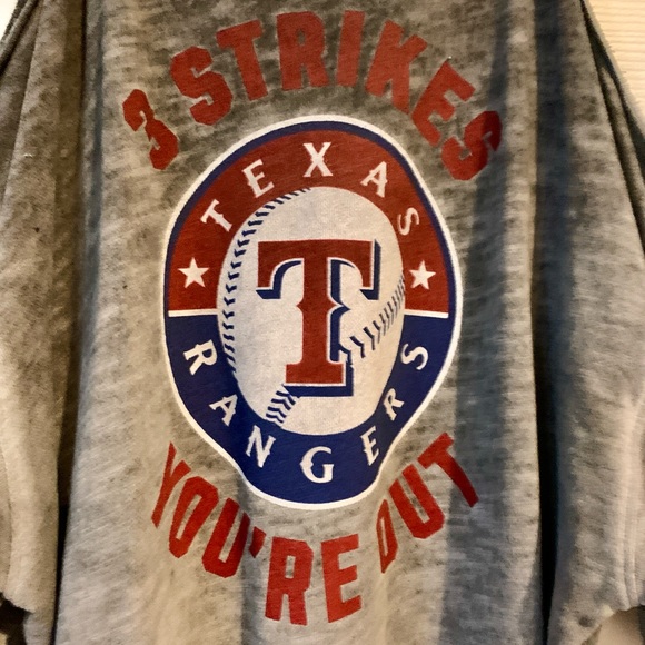 PINK distressed crop top-large - Picture 2 of 5